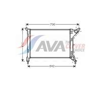 AVA Coolant Radiator BW2310 for MINI MINI ONE (2001) 1.6 etc