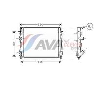 PRASCO RT2309 Engine radiator