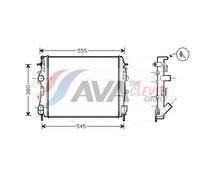 PRASCO RTA2325 Engine radiator