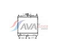 Engine Cooling Radiator Fits Nissan Note Micra 3 C+C 3 AVA Clever Choice DNA2247