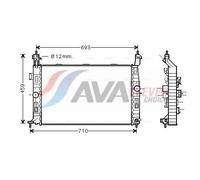 AVA COOLING SYSTEMS OL2345 Engine radiator