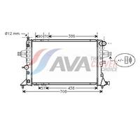 PRASCO OLA2329 Engine radiator