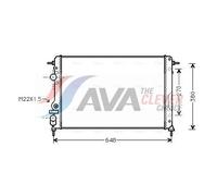 PRASCO RTA2241 Engine radiator