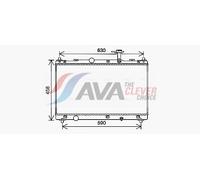 AVA COOLING SYSTEMS SZ2147 Engine radiator