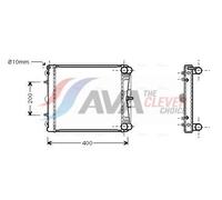 PRASCO PR2037 Engine radiator
