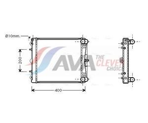 Engine Cooling Radiator Left Front Fits Porsche 911 AVA Clever Choice PR2037