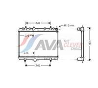 Engine Cooling Radiator Lower Fits Citroen DS4 DS5 Ds AVA Clever Choice PE2267