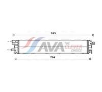 Engine Cooling Radiator Lower Front Fits Audi A5 AVA Clever Choice AI2366