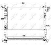 ENGINE COOLING RADIATOR NRF OE QUALITY REPLACEMENT 53036