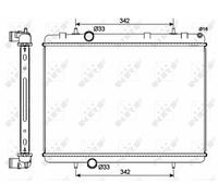 ENGINE COOLING RADIATOR NRF OE QUALITY REPLACEMENT 53112