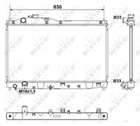 ENGINE COOLING RADIATOR NRF OE QUALITY REPLACEMENT 53180