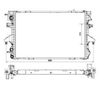 ENGINE COOLING RADIATOR NRF OE QUALITY REPLACEMENT 53796