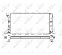 ENGINE COOLING RADIATOR NRF OE QUALITY REPLACEMENT 54754