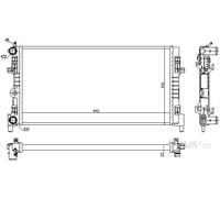 AVA COOLING SYSTEMS VN2451 Engine radiator