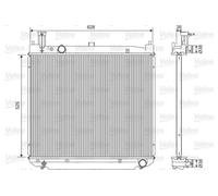 Engine Cooling Radiator VALEO Fits TOYOTA Hiace Bus 2.5L 2001-2006