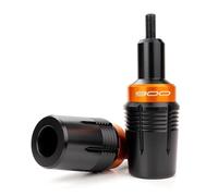 Engine Cover Motorcycle Accessories Frame Slider Falling Protection Engine Crash For Kawasaki Z900 2017-2024(Orange-9007)