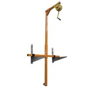 engine crane 10/15/20m Folding Crane Lifting Bracket Portable Machine Manual Winch Assembly Air Conditioning Tool Household Electric Hoist Lifting(Split style,15m winch)