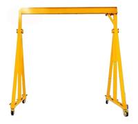 engine crane Gantry Crane Lifting And Lowering Movable Electric Simple I Beam Hanger Household Electric Hoist Lifting(2mx2m,3T)