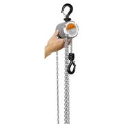 engine crane Mini Hand Chain Hoist Hook Mount 0.25/0.5 Ton Capacity 3M Lift Portable Manual Lever Block Lifting Hoist with Hook(0.5T)