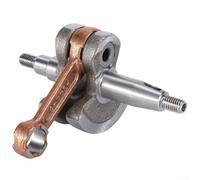 Engine crankshaft for brush cutter models 40 5 and 44 5, crafted from hardened steel to dependable operation and engine efficiency (44-5)