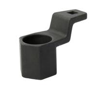 Engine Crankshaft Pulley Holder Tool, 50mm Black Forged Steel Wrench for Acura - Prevents Harmonic Damper Rotation During Crank Bolt Service