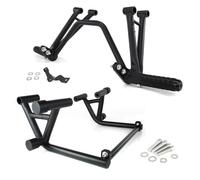 Engine Crash Bars Compatible With For Fz-07 2014-2024 Motorcycle Crash Cage Stunt Engine Highway Guard Subcage With Foot Pegs