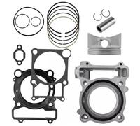 Engine Cylinder Piston Gasket Kit 421cc 4x4 Compatible With Kodiak Wolverine 400 450 YFM400 YFM450 03 04 05 06 07 08 09 10 11 12 13 14 15 16 17 18 19 20 21 22 23 24 25