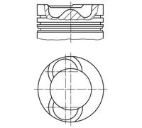 Engine Cylinder Piston Motor Part Fits Renault Trucks MAHLE 209 72 00
