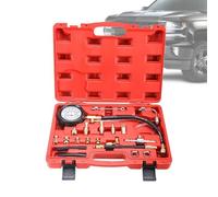 Engine Diagnostic Gauge Set - fuels injections Tester Device, Pressure Analysis Instrument, Rubber Line Kit, Grade Service Tool | For Vehicle Maintenance Mechanics Fleet Service Performance Testing Us