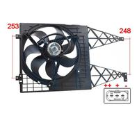 Engine Fan CVA346G 05102009 VW7507 5888747 8371003 6X0 959 455 A GA200463