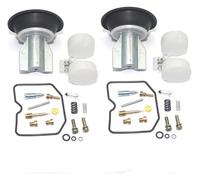Engine For Kawaskai EN450 454 LTD 1985-1990 Float Valves Gaskets Rebuild Oil Cup Carburetor Repair Kit Carburetor Carb(2 Sets E)