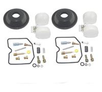 Engine For Kawaskai EN450 454 LTD 1985-1990 Float Valves Gaskets Rebuild Oil Cup Carburetor Repair Kit Carburetor Carb(2 Sets D)