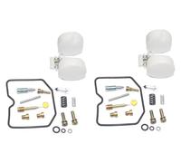 Engine For Kawaskai EN450 454 LTD 1985-1990 Float Valves Gaskets Rebuild Oil Cup Carburetor Repair Kit Carburetor Carb(2 Sets B)