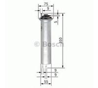0 450 905 960 Fuel Filter 55mm Diameter In-Line Fits BMW 5 Touring 7 X5 By Bosch