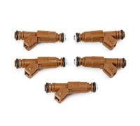 Engine Fuel Injectors Replacement Fit for Volvo S70 C70 V70 S60 S80 XC70 XC90 2.4L 2.5L 2.8L 2.9L 9186340 5PCS 0280155831 Fuel Injector Nozzle Fuel Petrol Injector Nozzle