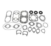 Engine Gasket Oil Seal Compatible With 550 JS550 Motorcycle 1982-1990 Models Full Complete Set Compatible with Engine Rebuild