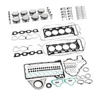 Engine Gasket Piston Bearing Overhaul Rebuild Kit Compatible With X5 X6 550i 750i F06 F10 F11 E70 E71 N63 4.0 4.4L V8 Twin Turbo N63B44A