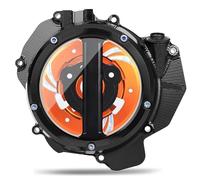 Engine Guard Case Motorcycle Engine Ignition Clutch Cover Protector Guard For DUKE 790 2018 2019 2020 2021 2022(Black- Silver)