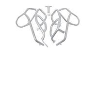 Engine Guard Crash Bar For BMW For F850GS F750GS 2017-2023 Motorcycle Engine Guard Upper Lower Crash Bars Tank Bar Bumper Stunt Cage Protector(A SET Silver)