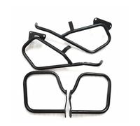 Engine Guard Crash Bar For BMW For K1600GTL 2011-2018 K1600 GTL Highway Crash Protection Bar Engine Guard Side Box Protective Frame Bumper(Black Front bumper)