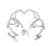 Engine Guard Crash Bar For BMW G310R G310GS 2017-2024 Motorcycle Upper Or Lower Crash Bar Engine Guard Frame Bumper Stunt Cage Fall Protecto Motorcycle Crash Bar(Silver Full Set)