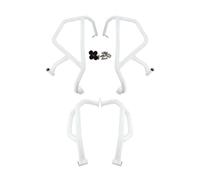Engine Guard Crash Bar For CFMOTO 450MT 450 MT 450mt MT450 MT 2024-2025 Motorcycle Engine Guard Highway Crash Bar Frame Protection Bumper Accessories Motorcycle Crash Bar(Full Set(white))