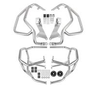 Engine Guard Crash Bar Highway Crash Bars Stainless Steel Upper Lower Bumpers Set Compatible With R1300 GS For R1300GS 2024 2025 2026(Silver-1 Set)