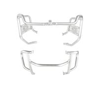 Engine Guard Highway Crash Bars For Benelli For TRK 702X TRK702X 2023-2025 Engine Crash Bars Bumpers Protection Upper Lower Tank Guard Cover Moto Chassis Protector(Silver ONE SET)