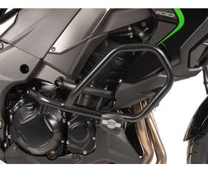 Engine guard including protection pad black for Kawasaki Versys 1100/SE