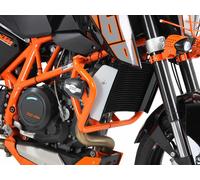 Engine guard including protection pad orange for KTM 690 Duke/R (2012-2015)