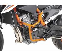 Engine guard including protection pad orange for KTM 890 Duke R (2020-2023)