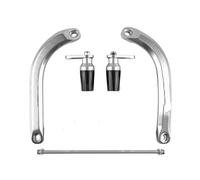 Engine Guard Motorcycle Engine Protection Guard Frame Slider Bumper Crash Bars Pad Protector For Kawasaki For Z650RS 2022-2023(Silver Upgraded)