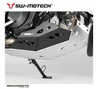 SW-Motech Engine guard - Black/Silver. For V-Strom 1000 with crash bar., black