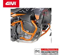 Engine Guard / Tubular Crash Bar Orange [GIVI] KTM 890 SMT 2023 2024